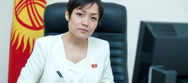 Жогорку Кеңештин депутаты Аида Касымалиева. Архив - Sputnik Кыргызстан