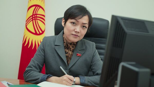 Жогорку Кеңештин депутаты Аида Касымалиева. Архив - Sputnik Кыргызстан