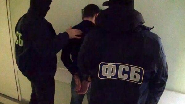 Сотрудники ФСБ во время задержании. Архивное фото - Sputnik Кыргызстан
