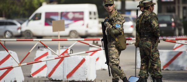 Военнослужащие на учениях. Архивное фото - Sputnik Кыргызстан