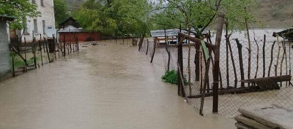 Последствия наводнения на участке Кой-Таш - Sputnik Кыргызстан