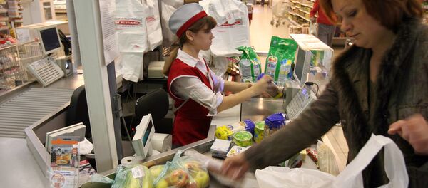 Работа одного из супермаркетов Новосибирска Работа одного из супермаркетов Новосибирска - Sputnik Кыргызстан