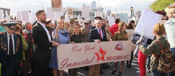 Бессмертный полк в Нью-Йорке - Sputnik Кыргызстан