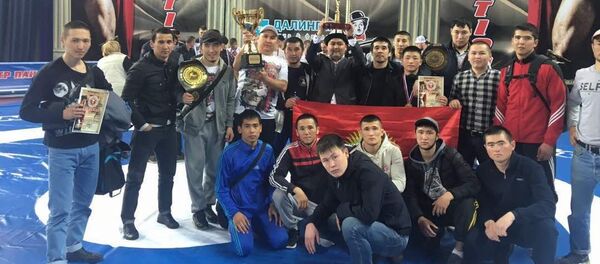 Кыргызстанцы на Чемпионате мира по панкратиону в Москве Кыргызстанцы на Чемпионате мира по панкратиону в Москве - Sputnik Кыргызстан