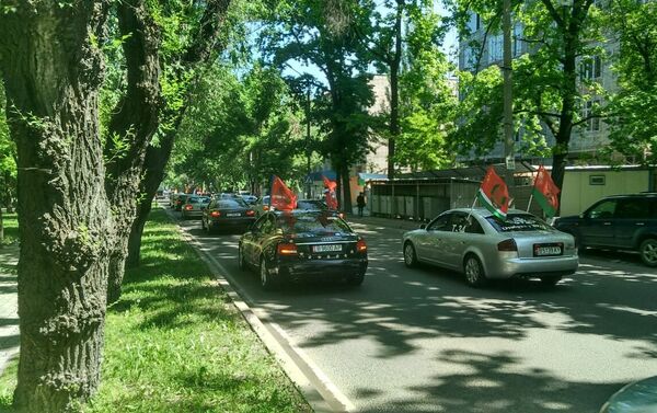 В столице стартовал автопробег, посвященный Дню Победы. - Sputnik Кыргызстан