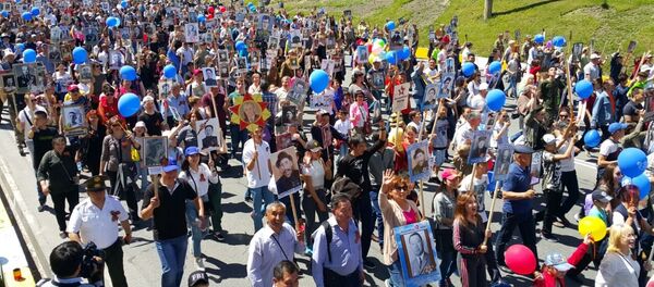 Шествие Бессмертного полка в Бишкеке - Sputnik Кыргызстан