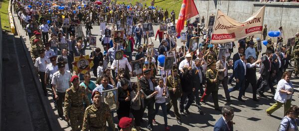 Акция Бессмертный полк за рубежом - Sputnik Кыргызстан