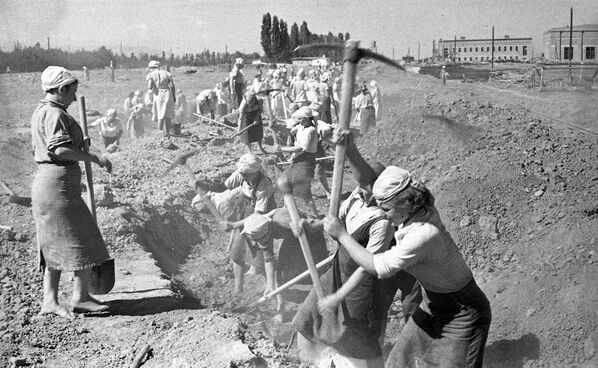Архивные фото строительства Большого Чуйского канала - Sputnik Кыргызстан