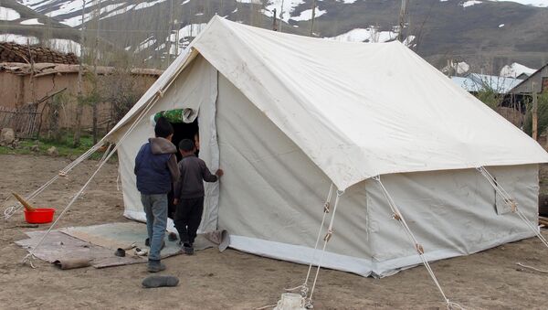 Последствия землетрясения в Чон-Алайском районе - Sputnik Кыргызстан