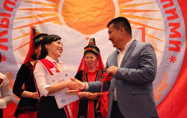 В финальной части соревновались пять конкурсанток. - Sputnik Кыргызстан