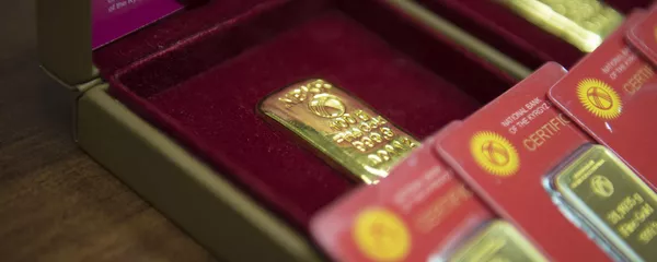 Золотые мерные слитки Национального банка Кыргызстана. Архивное фото - Sputnik Кыргызстан
