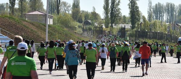 Международный марафон Run the Silk Road в Чолпоне-Ате - Sputnik Кыргызстан