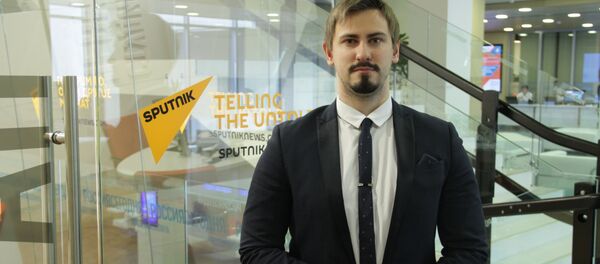 Заместитель директора Института стратегических исследований и прогнозов РУДН Никита Данюк. Архивное фото - Sputnik Кыргызстан