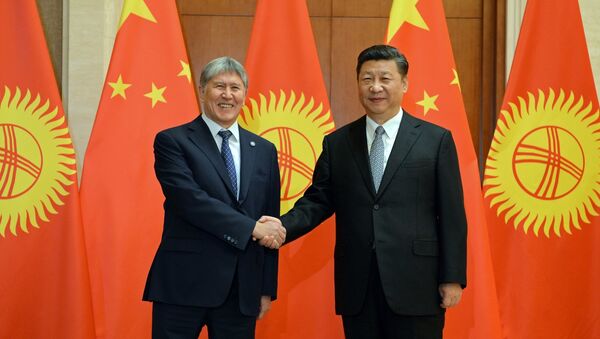Рабочий визит президента КР Алмазбека Атамбаева в Китай - Sputnik Кыргызстан
