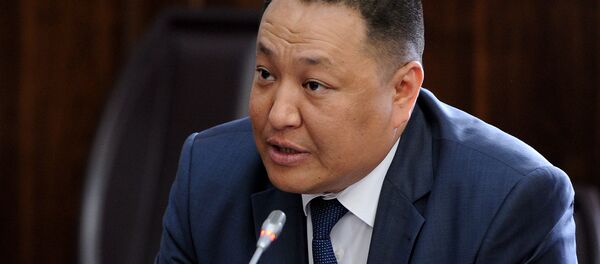 Министр внутренних дел КР Улан Исраилов Министр внутренних дел КР Улан Исраилов - Sputnik Кыргызстан