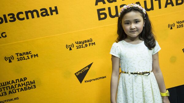 Восьмилетняя кыргызстанка Томирис Алымсеитова - Sputnik Кыргызстан