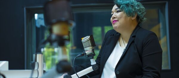 Вокалистка из Кыргызстана, участница украинского шоу Голос Салтанат Аширова во время интервью Sputnik Кыргызстан Вокалистка из Кыргызстана, участница украинского шоу Голос Салтанат Аширова во время интервью Sputnik Кыргызстан - Sputnik Кыргызстан