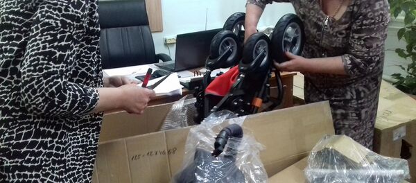 Инвалидные коляски для ребятишек - Sputnik Кыргызстан