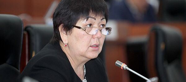 Депутат ЖК Карамат Орозова. Архивное фото - Sputnik Кыргызстан