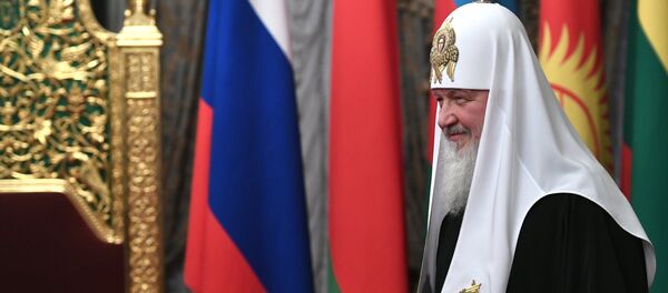 Москванын жана бүткүл Россиянын патриархы Кириллдин архивдик сүрөтү - Sputnik Кыргызстан