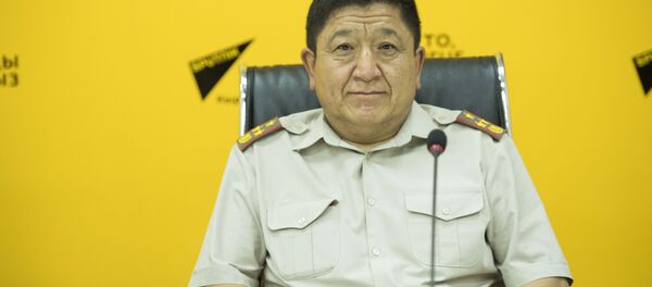 Кургактагы аскер күчтөрүнүн кол башчысынын жардамчысы Таалайбек Мырзабаев - Sputnik Кыргызстан