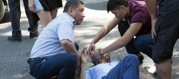 Наезд на пешехода на проспекте Чуй - Sputnik Кыргызстан