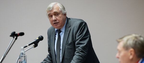 Ректор Кыргызско-Российского Славянского университета имени первого Президента России Б.Н. Ельцина Владимир Нифадьев. Архивное фото - Sputnik Кыргызстан