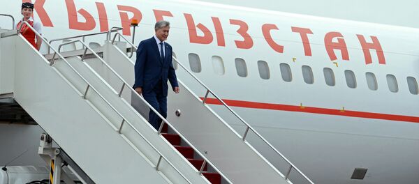 Рабочий визит президента КР Алмазбека Атамбаева в город Астану - Sputnik Кыргызстан