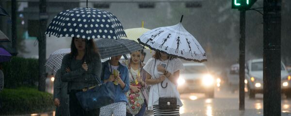 Проливной дождь в Сеуле - Sputnik Кыргызстан