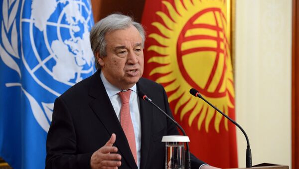 Генеральный секретарь Организации Объединенных Наций Антониу Гутерриш. Архивное фото - Sputnik Кыргызстан