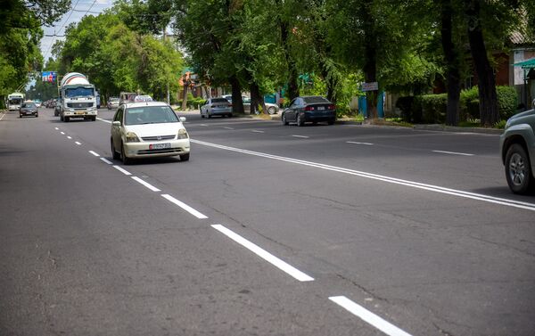 Позже разметку обновят и на других городских дорогах - Sputnik Кыргызстан