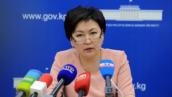 Вице-премьер-министр КР Гульмира Кудайбердиева - Sputnik Кыргызстан