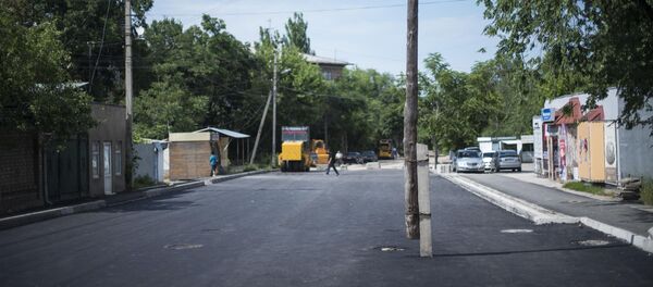 Расширение проезжей часть улицы Фатьянова в Бишкеке - Sputnik Кыргызстан