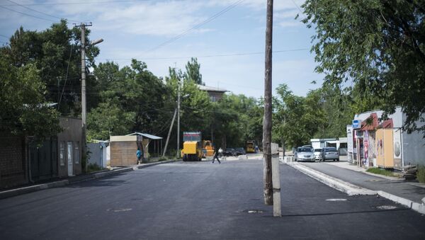 Расширение проезжей часть улицы Фатьянова в Бишкеке - Sputnik Кыргызстан