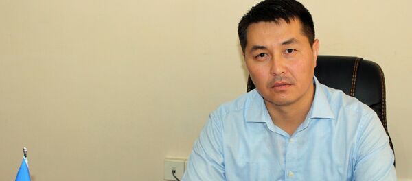 Заместитель председателя правления ОАО Кыргызалтын по безопасности и работе с местным населением Нурдин Канымбетов. Архивное фото Заместитель председателя правления ОАО Кыргызалтын по безопасности и работе с местным населением Нурдин Канымбетов. Архивное фото - Sputnik Кыргызстан