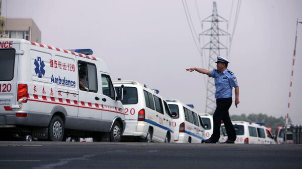 Сотрудник полиции Китая. Арихвное фото - Sputnik Кыргызстан