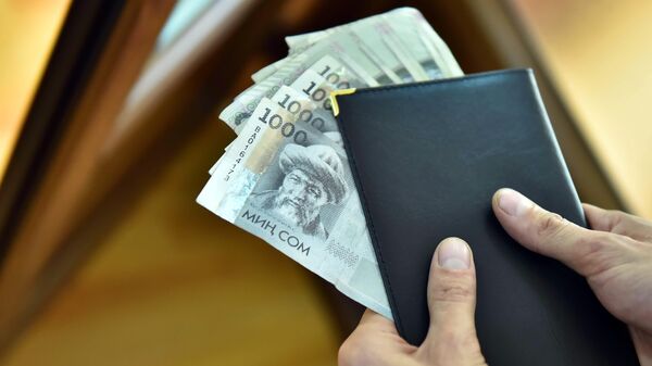 Портмоне с деньгами. Архивное фото - Sputnik Кыргызстан