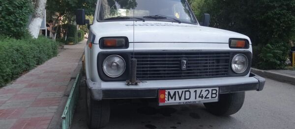 Милиционер якобы справляет нужду на улице Гоголя в Бишкеке - Sputnik Кыргызстан