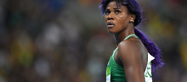 Легкоатлетка из Нигерии Блессинг Окагбаре на Олимпийских играх в в Рио-де-Жанейро. Архивное фото - Sputnik Кыргызстан