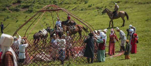 Фестиваль кочевников в ущелье Чункурчак - Sputnik Кыргызстан