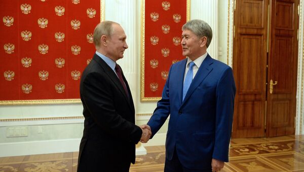 Государственный визит Алмазбека Атамбаева в Россию - Sputnik Кыргызстан