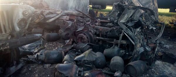 Взрыв газовых балонов в автозаправочной станции в Иссык-Кульской области - Sputnik Кыргызстан