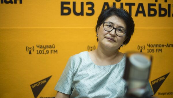 Представитель Гражданского альянса по питанию Гульмира Кожобергенова - Sputnik Кыргызстан