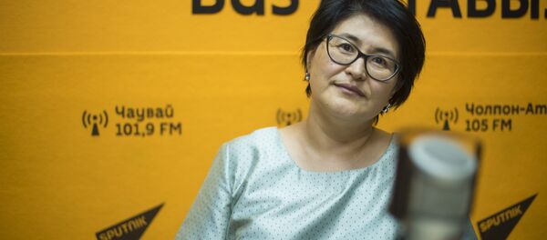 Представитель Гражданского альянса по питанию Гульмира Кожобергенова - Sputnik Кыргызстан