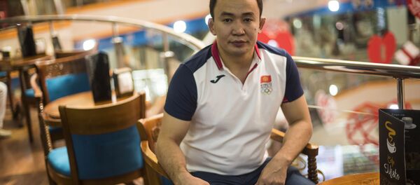 Грек-рим күрөш балбаны Канатбек Бегалиев. Архив - Sputnik Кыргызстан