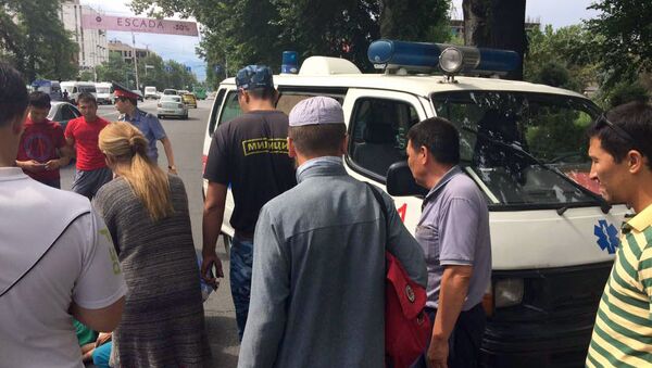 Наезд на пешехода на пересечении улиц Абдрахманова и Пушкина в Бишкеке - Sputnik Кыргызстан