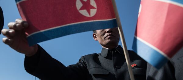 Түндүк Кореянын желеги. Архив Түндүк Кореянын желеги. Архив - Sputnik Кыргызстан