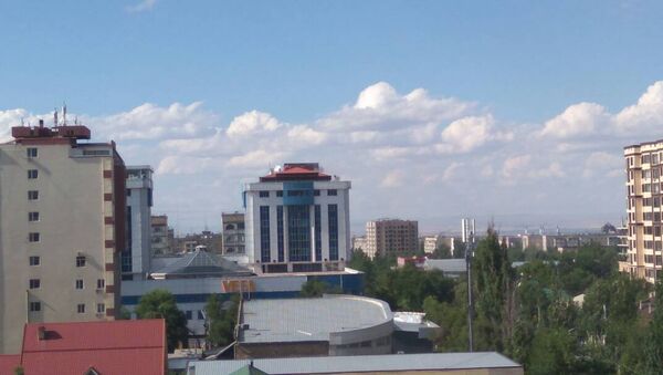 Бишкектеги VEFA соода борборунан коюу түтүн чыгып жатат - Sputnik Кыргызстан