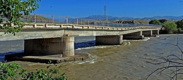 Мост на участке автодороги Акталчат–Казарман в Ак-Талинском районе. Архивное фото - Sputnik Кыргызстан
