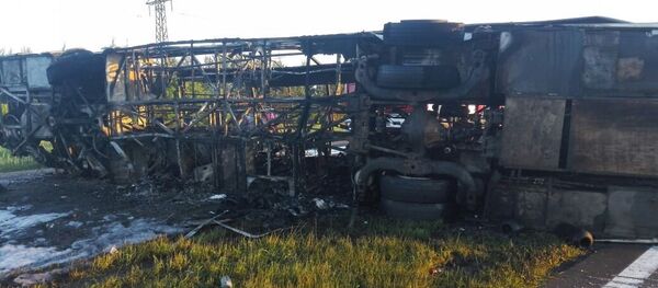 Столкновение пассажирского автобуса и грузового автомобиля в Татарстане - Sputnik Кыргызстан